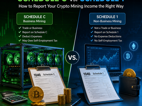 Crypto Mining Income: Schedule C or Schedule 1?