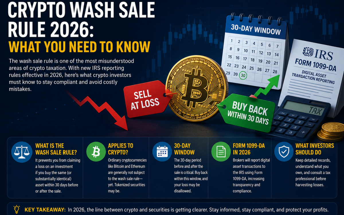 Crypto Wash Sale Rule 2026: What You Need to Know