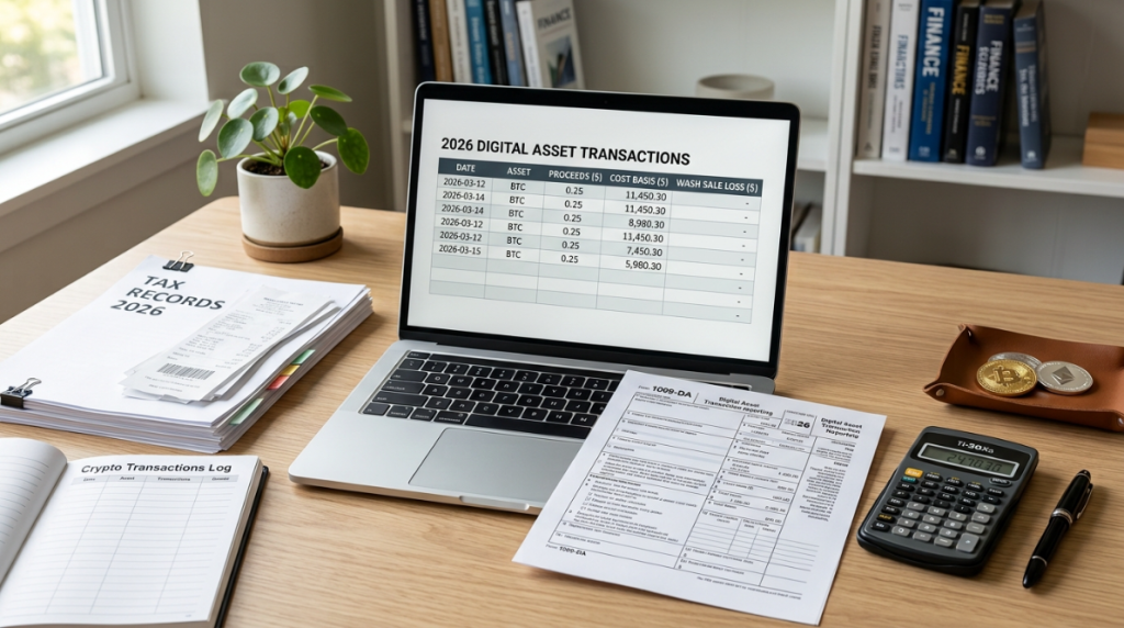 Form 1099-DA crypto tax reporting and wash sale records