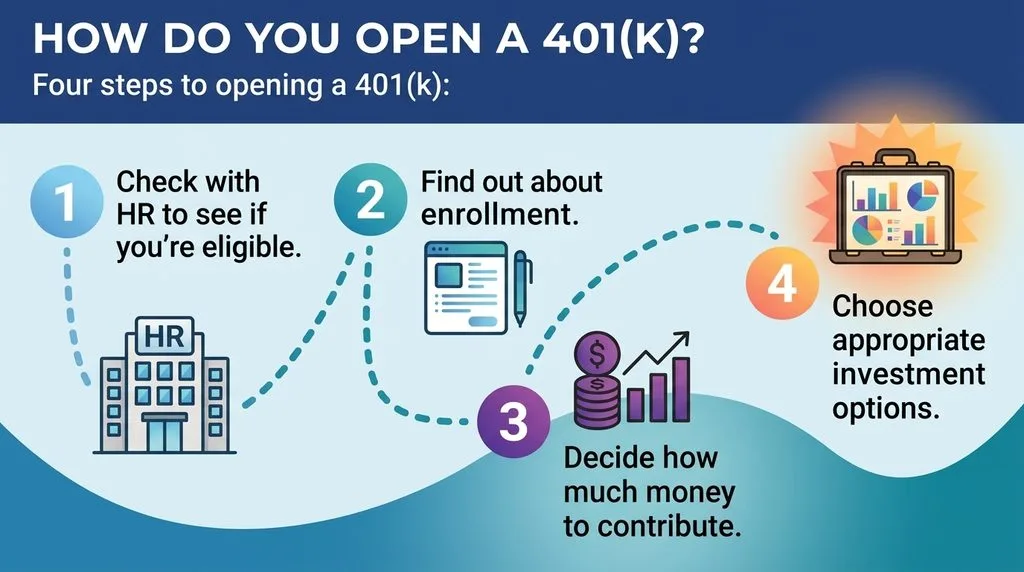 how a 401(k) plan works step by step