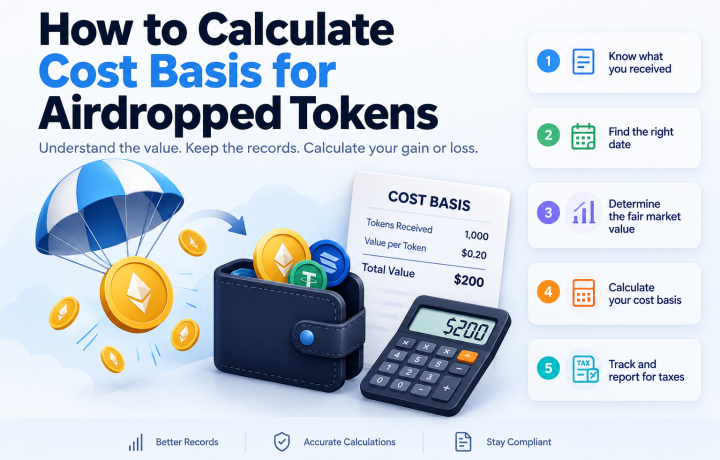 How to Calculate Cost Basis for Airdropped Tokens