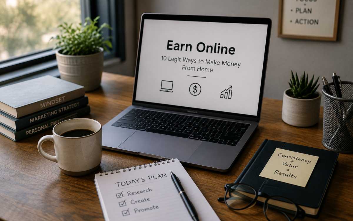 How to Earn Money Online From Home 10 Legit Ways