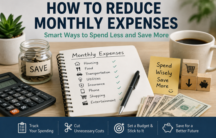 How to Reduce Monthly Expenses and Save More Money