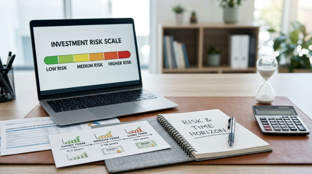 Investment risk tolerance and time horizon for beginner investors