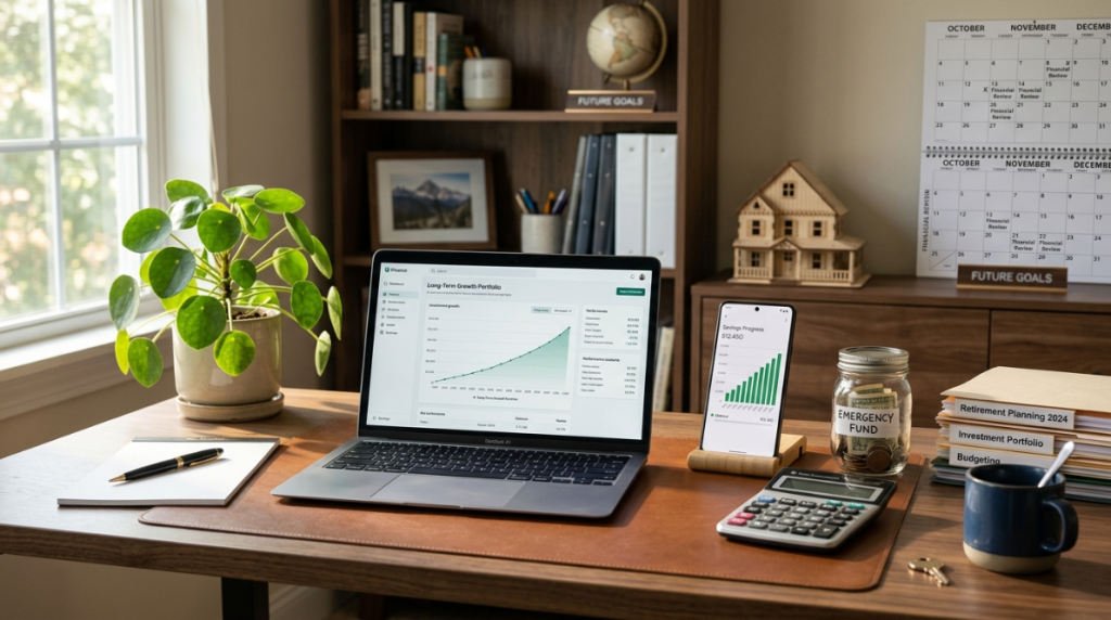 Long-term investing plan for building financial goals and future wealth