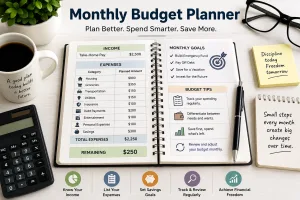 Monthly Budget Planner: A Simple Guide for Beginners