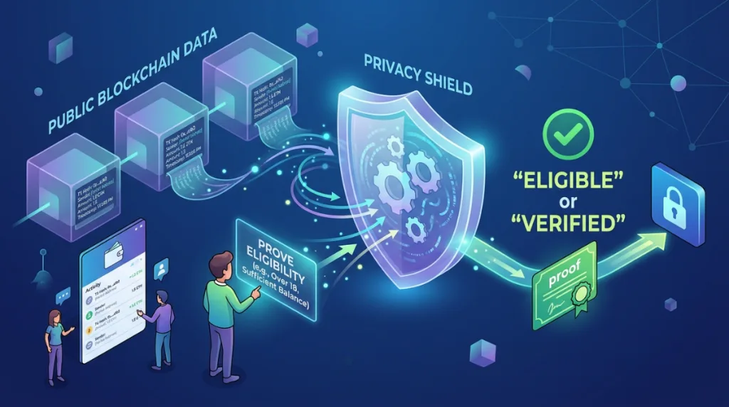Zero-knowledge technology enabling selective disclosure and blockchain privacy