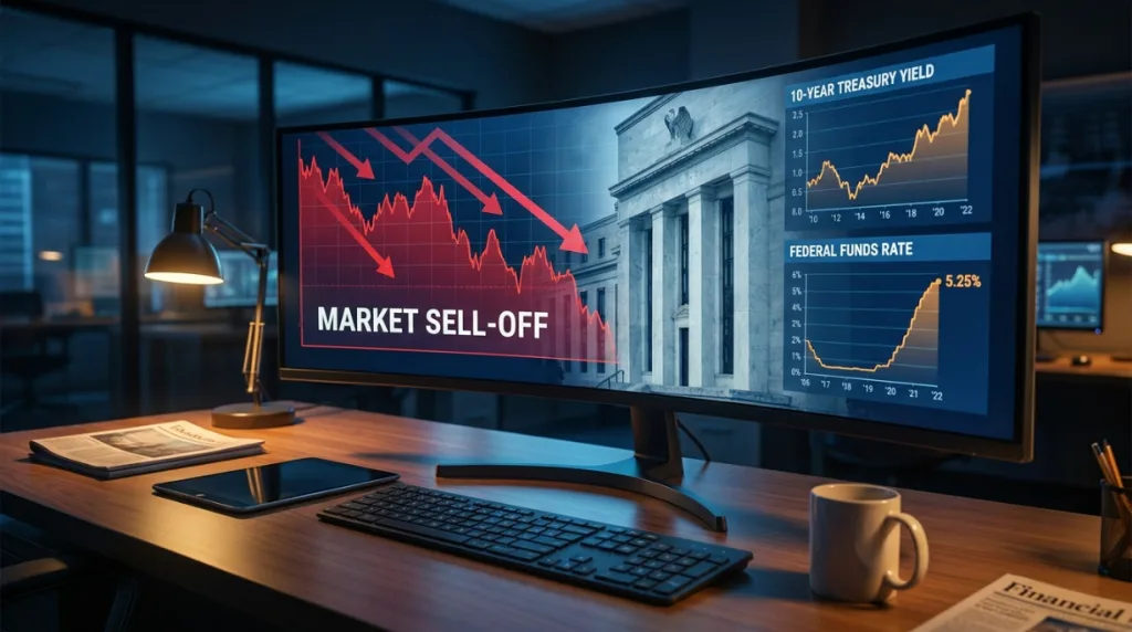 Higher interest rates putting pressure on the stock market