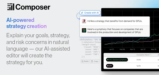 Composer AI-powered strategy creation