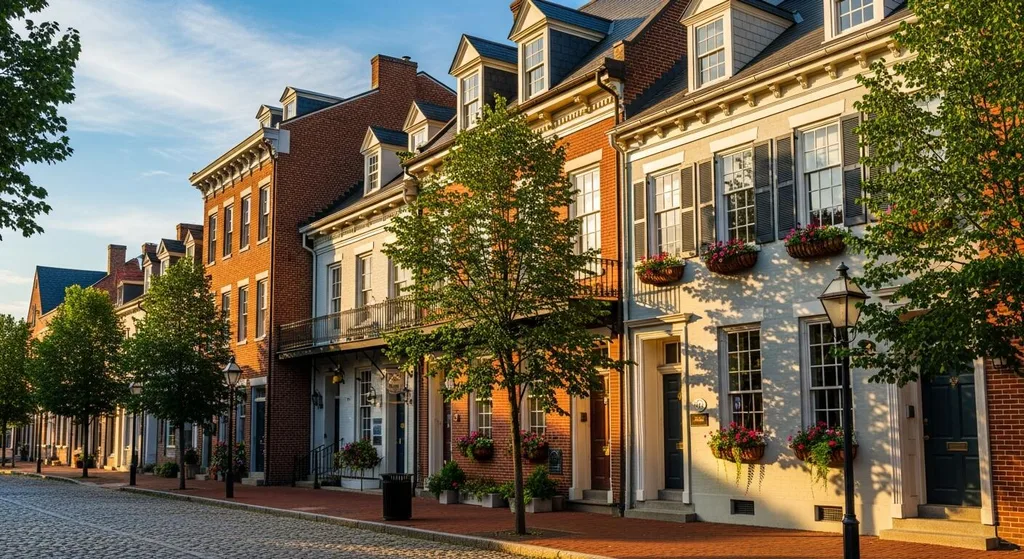 Historic downtown Leesburg, Loudoun County, Virginia