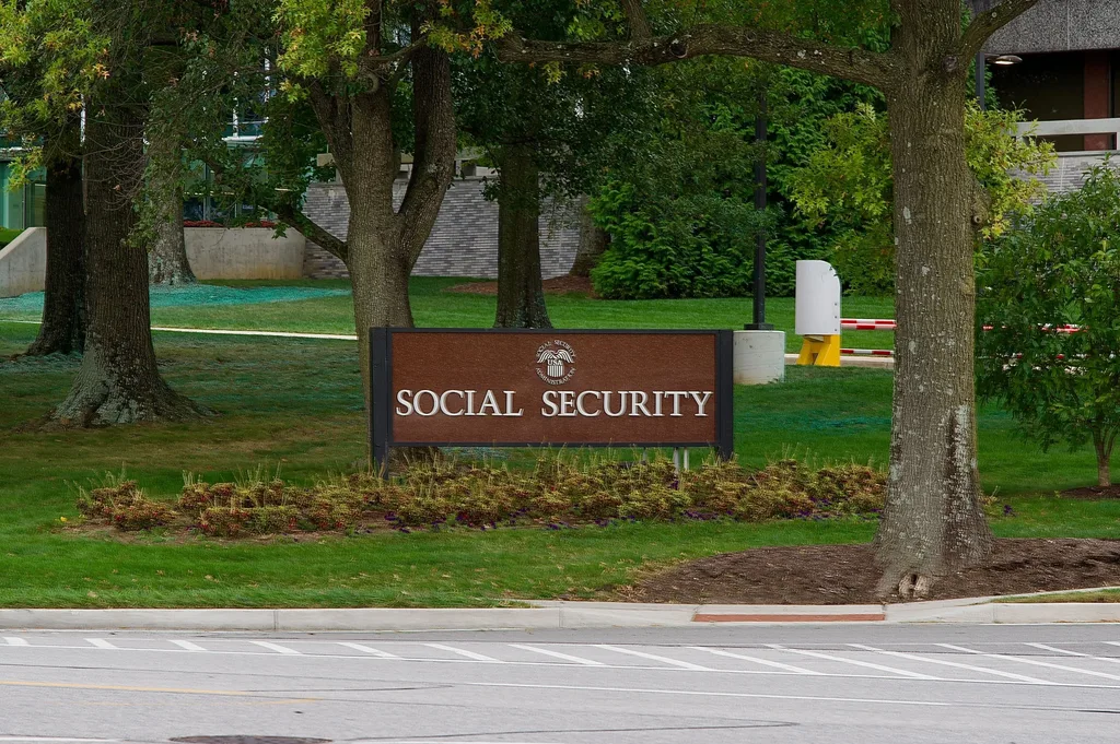 Social Security Administration headquarters entrance