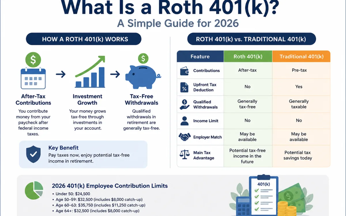 What Is a Roth 401(k)? A Simple Guide for 2026