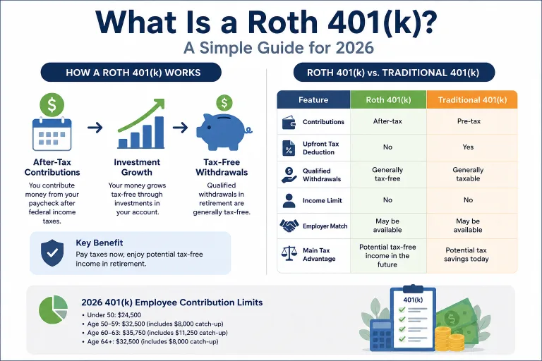 What Is a Roth 401(k)? A Simple Guide for 2026
