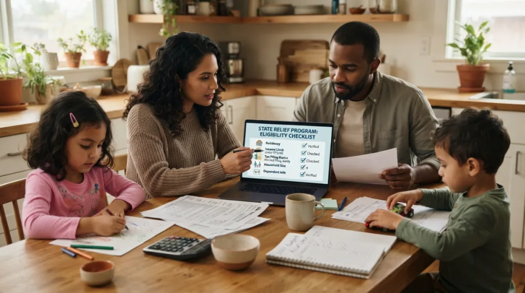 Household checking eligibility for state stimulus payments