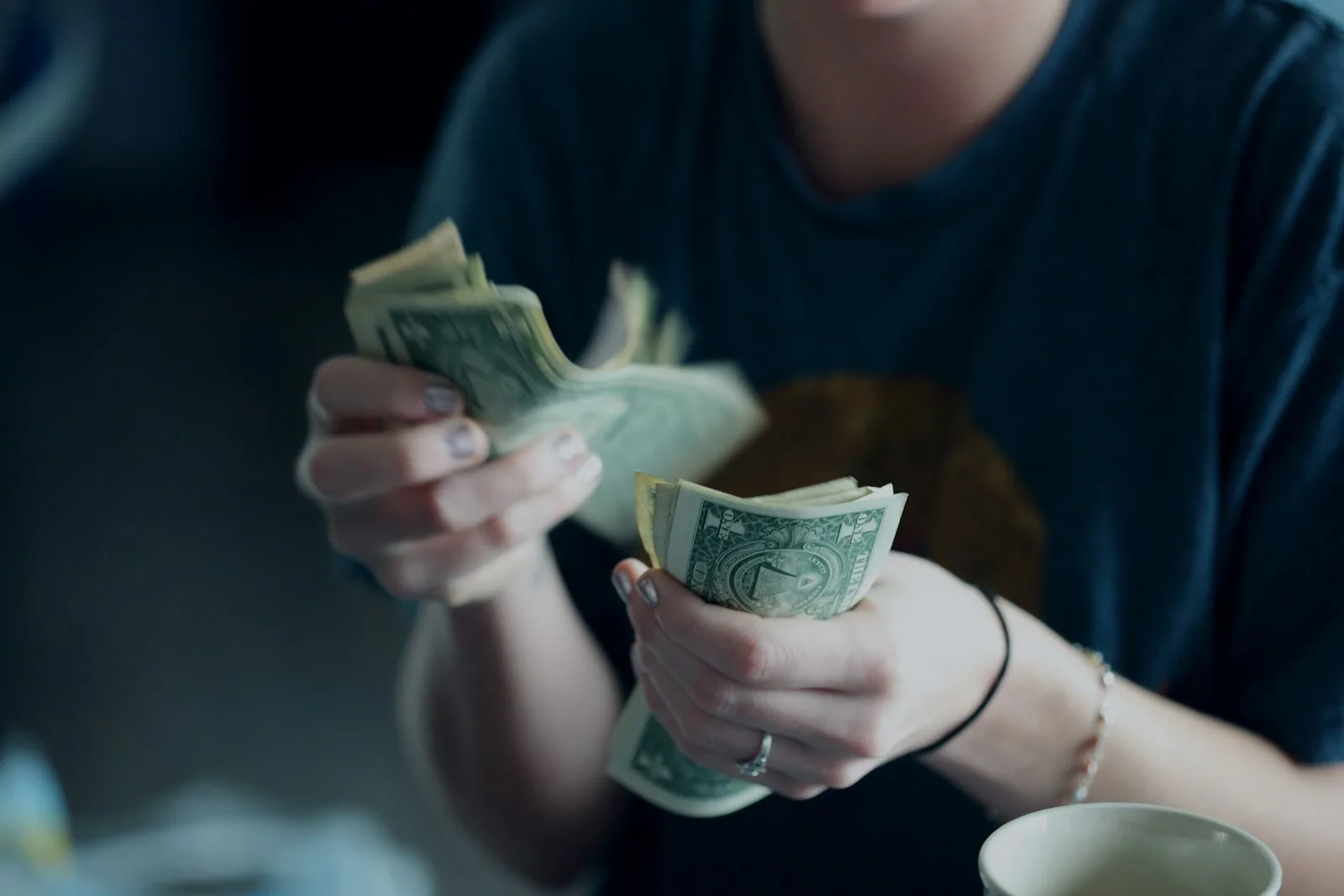 Cash envelopes as a simple way to control wants spending